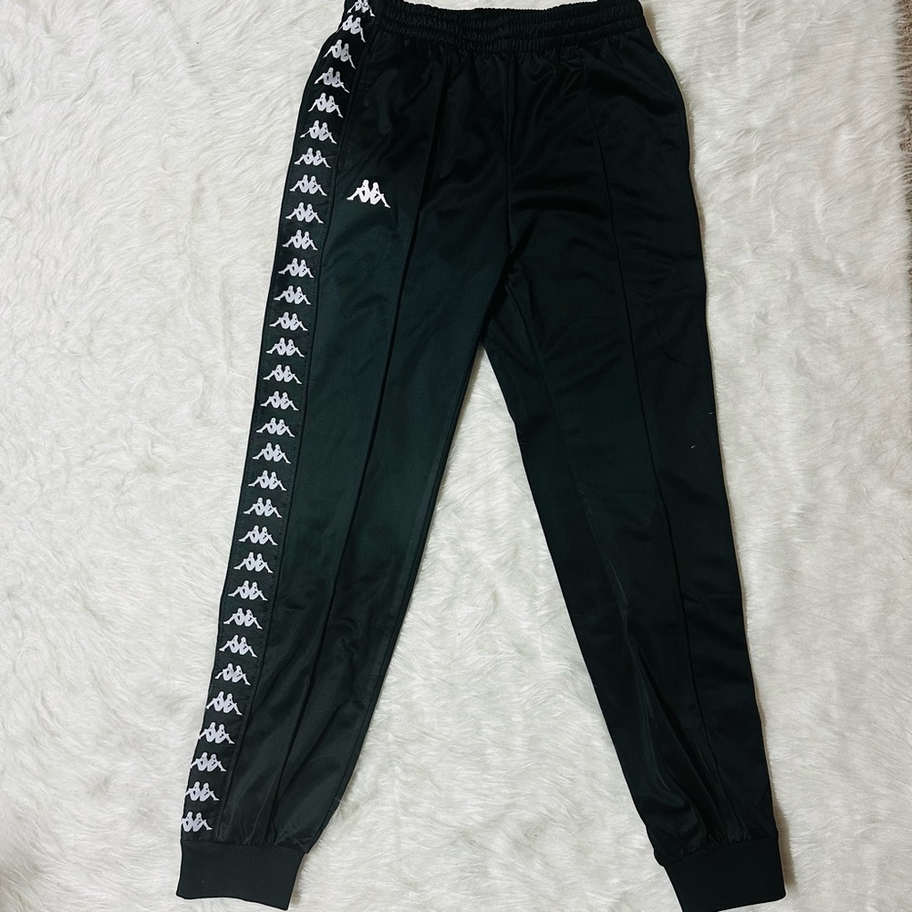 Kappa Black Track Pants